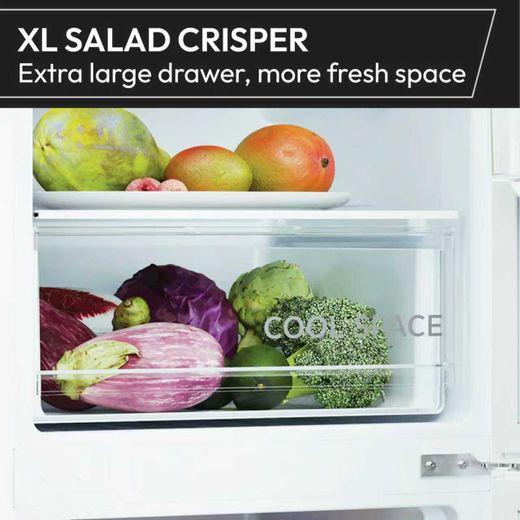 Hoover H-FRIDGE 300 HOCT3L517EWK-1 176cm 50/50 Fridge Freezer - White - Annotation - Cool Space